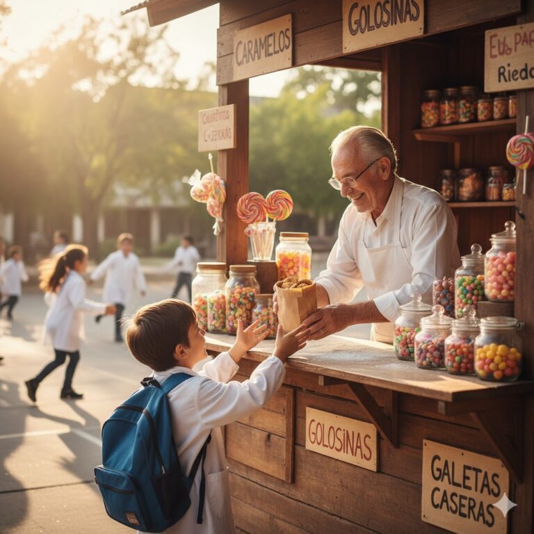 Nunca entendí por qué el kiosquero me regalaba todo… Me llamo Lucas. Ahora soy un hombre grande, con barba y mi propio trabajo, pero cuando pienso en mi infancia, siempre me viene a la mente el mismo lugar y la misma persona: el kiosco de Don Omar.