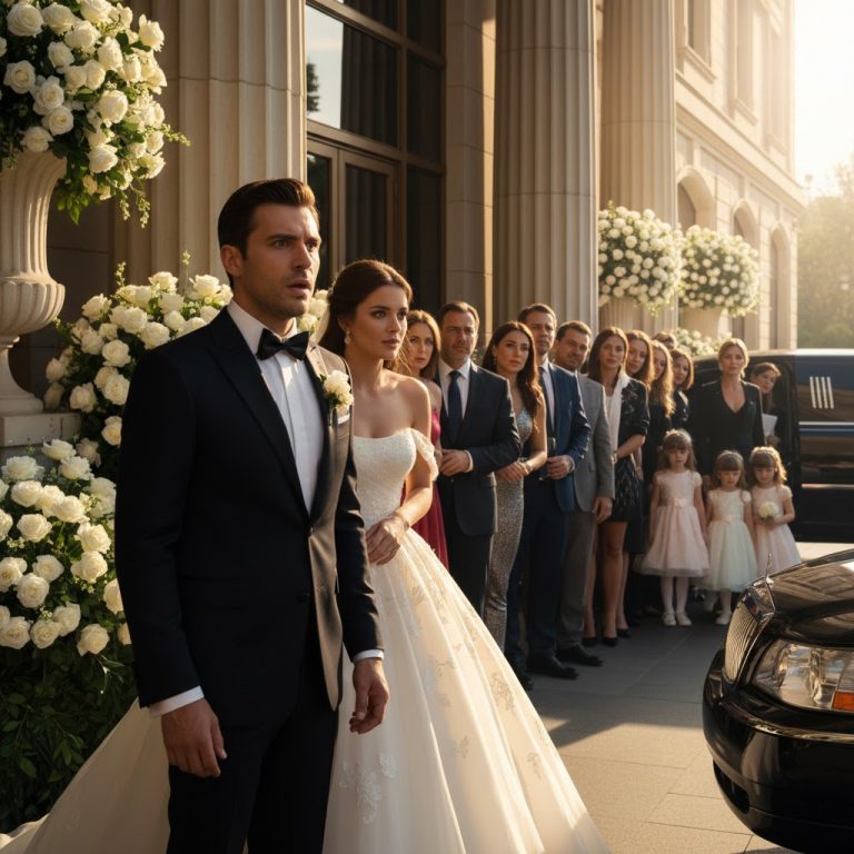 Él invitó a su pobre exesposa a su boda solo para humillarla… pero jamás imaginó que ella aparecería en una limusina, vestida como una reina… y con sus TRILLIZOS en brazos.