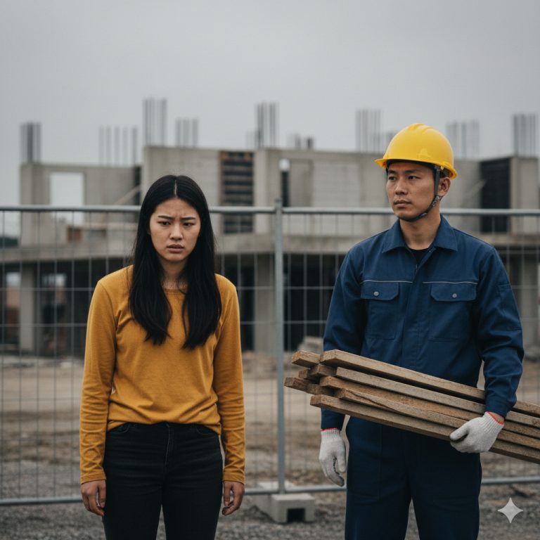 Me echó de casa, acepté casarme con un obrero de construcción… y tres meses después descubrí la verdad.