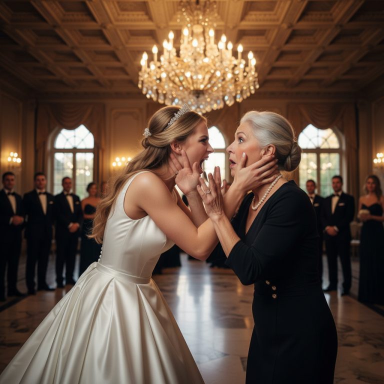 En la boda de mi hijo, mi nuera exigió quedarse con mi apartamento.Cuando le dije que no, ella, delante de 130 personas, me dio una bofetada muy fuerte.
