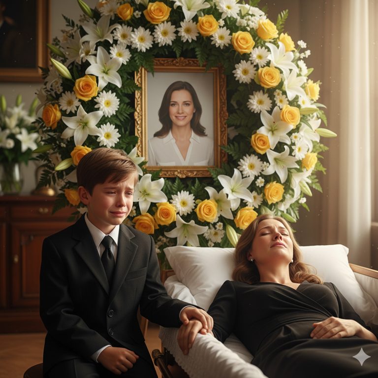 Una madre se ahogó y fue llevada a casa para su entierro, pero cuando cerraron el ataúd, su hijo de 5 años gritó de repente: “¡Mamá dijo que esa no es ella!”.