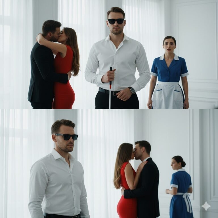 EL MILLONARIO FINGE SER CIEGO… PERO DESCUBRE QUIÉN DE VERDAD LO AMA!