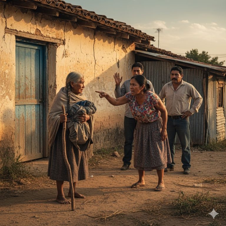 La anciana madre fue obligada a valerse por sí misma por sus tres hijos, que se negaron a cuidarla. Finalmente murió. Al abrirse el testamento, a todos les invadió el remordimiento y la vergüenza…