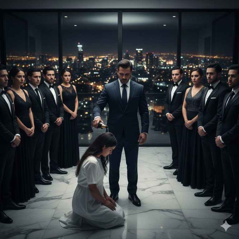 El arrogante millonario arrojó vino sobre una trabajadora de limpieza – solo 10 minutos después, tuvo que pagar un precio muy alto.