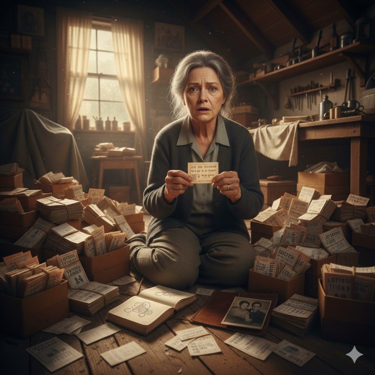 El hombre que compró boletos de lotería durante 20 años – cuando murió, su esposa descubrió un secreto que la dejó sin aliento
