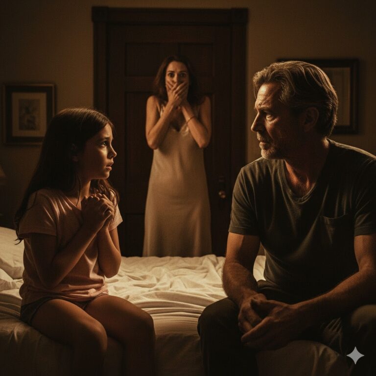 Abrí la puerta del dormitorio y me quedé helada: mi marido estaba en la cama con la mejor amiga de mi hija