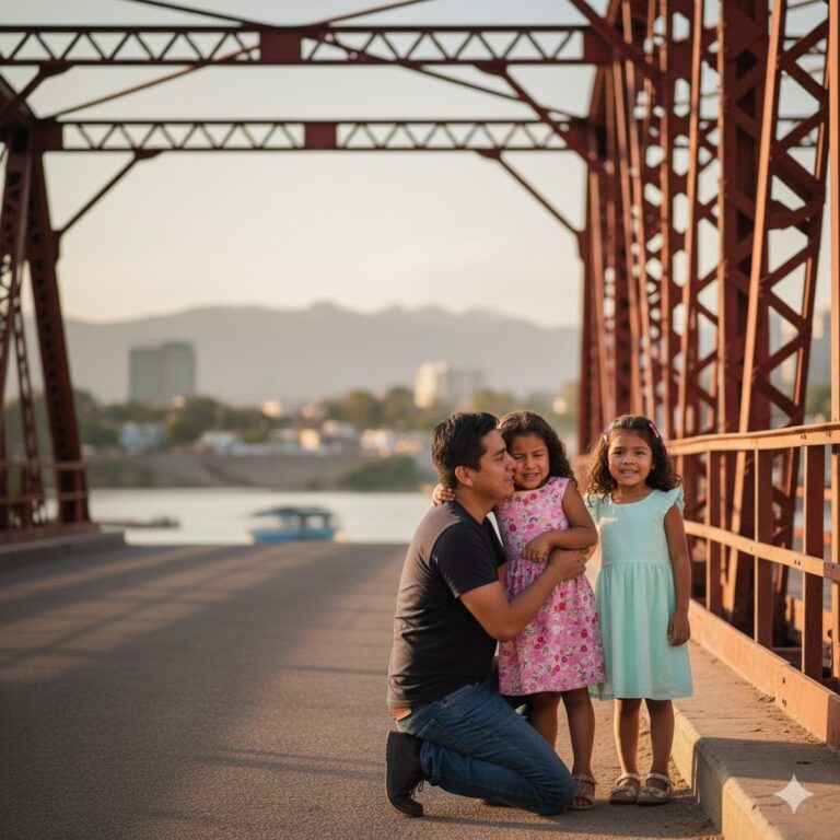 Las palabras de un padre a sus dos hijos, momentos antes de que ocurriera la tragedia… en el puente