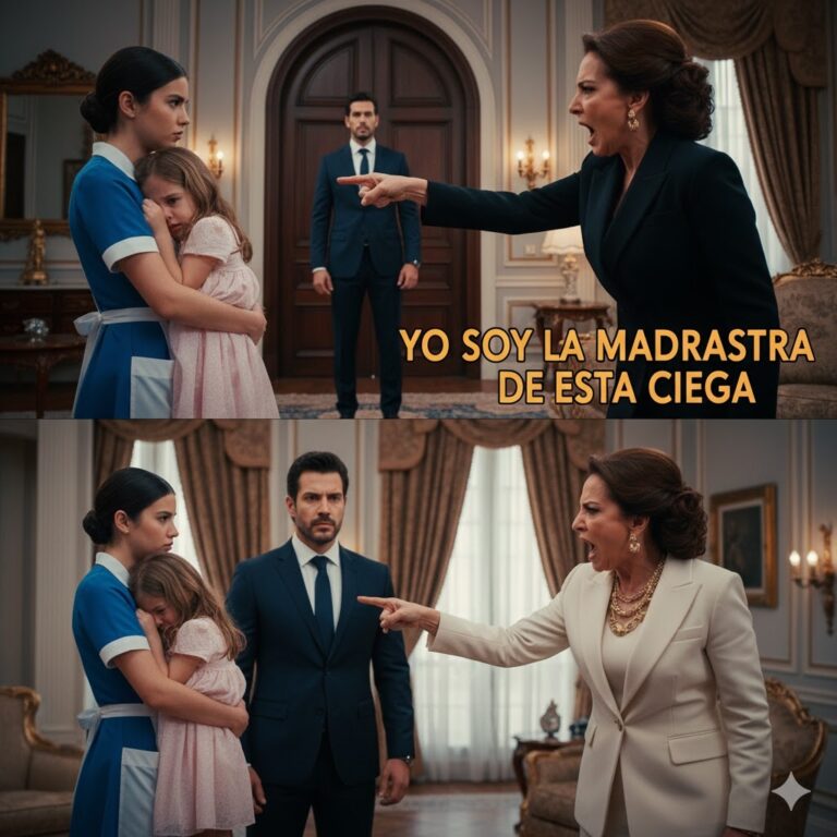 MILLONARIO ENCUENTRA A LA LIMPIADORA PROTEGIENDO A SU HIJA CIEGA, Y QUEDA EN SHOCK AL VER LA VERDAD