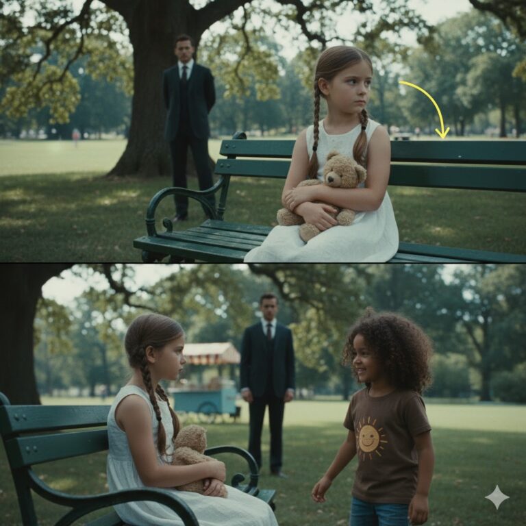 MILLONARIO VIUDO LLEVA A SU HIJA MUDA AL PARQUE… HASTA QUE UNA NIÑA DE LA CALLE HACE UN MILAGRO