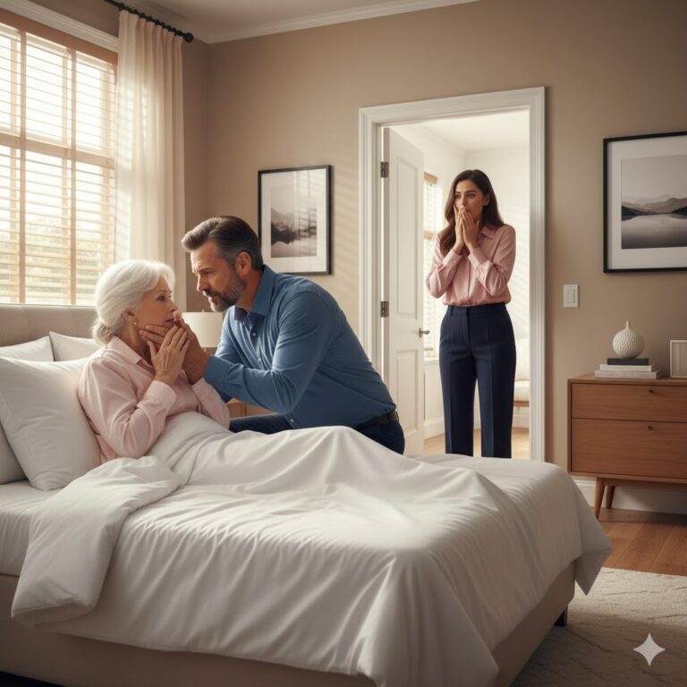 Casados durante tres años sin tocarse ni una sola vez, hasta que un día ella encendió la cámara en la habitación de su suegra y descubrió una verdad escalofriante.