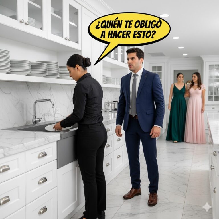 La obligaron a lavar platos en la gala sin saber que su esposo Millonario era el dueño de la mansión