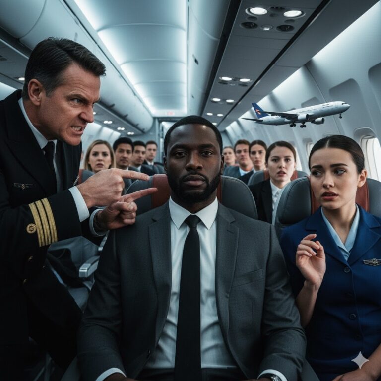 “La primera clase no es para gente negra” — Un director ejecutivo negro fue menospreciado por el piloto, y cuando el avión aterrizó, hizo algo que dejó a toda la tripulación completamente en shock…