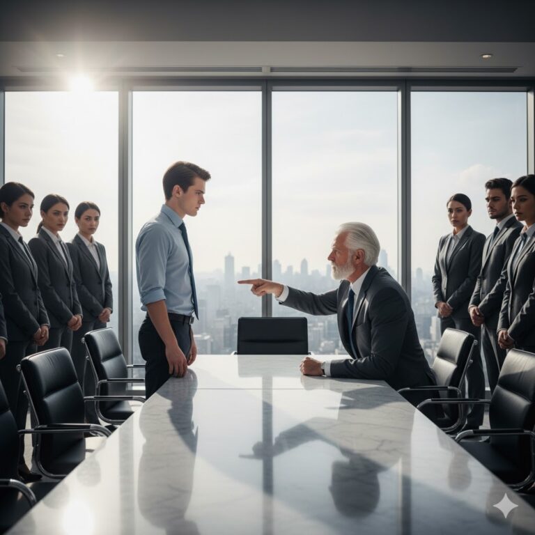 Mi suegro multimillonario, director ejecutivo, me despidió en una sala de reuniones de lujo — e inmediatamente, 22 colegas se fueron conmigo…