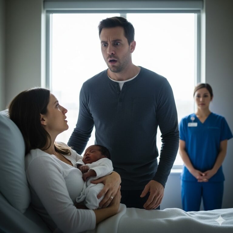 Un hombre blanco se divorció de su esposa por dar a luz a un niño negro… diez años después, descubrió una verdad impactante.