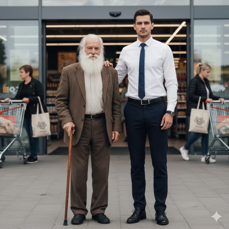 A los noventa años, me disfracé de anciano miserable y entré en mi propio supermercado — lo que ocurrió cambió mi legado para siempre