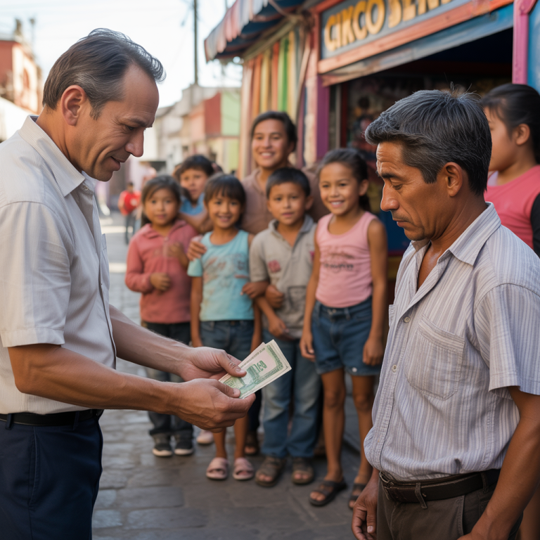 El billete de 500 pesos y la mirada que nunca olvidaré
