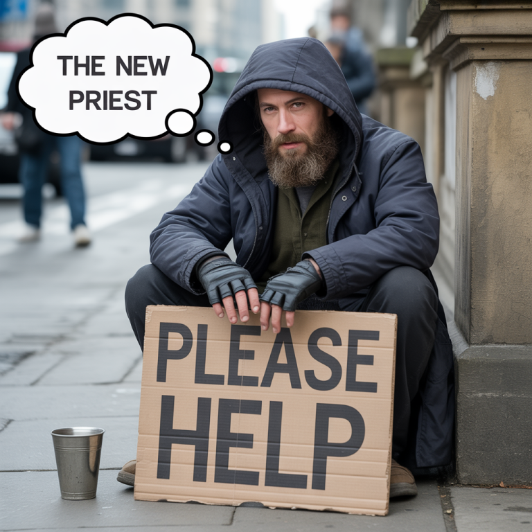 The New Priest Disguised as a Homeless Beggar—What His Parish Did Shocked Everyone