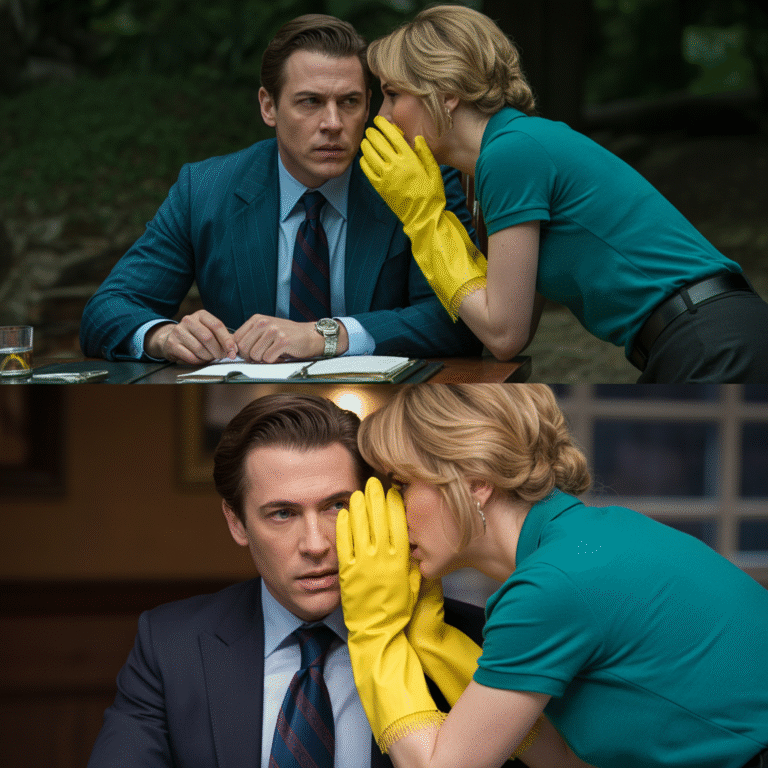 EL MILLONARIO IBA A FIRMAR UN CONTRATO Y PERDERLO TODO… HASTA QUE LA LIMPIADORA LE SUSURRÓ AL OÍDO Y