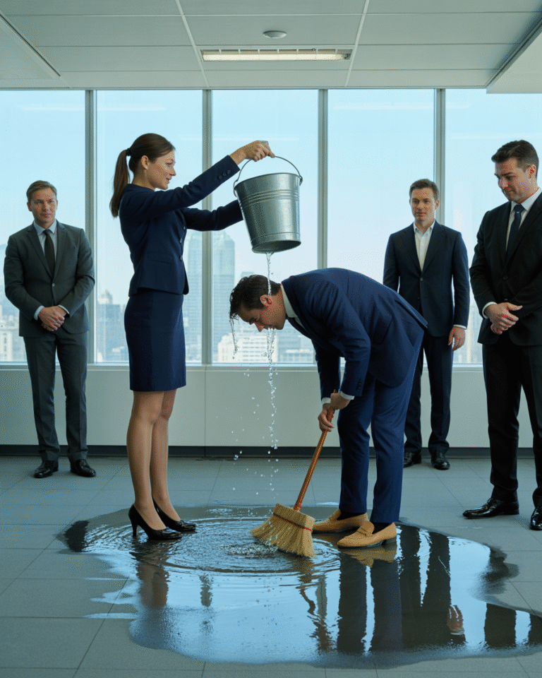 LA GERENTE LO HUMILLÓ POR PARECER POBRE…AL DÍA SIGUIENTE DESCUBREN QUE ÉL ERA EL DUEÑO DE LA EMPRESA