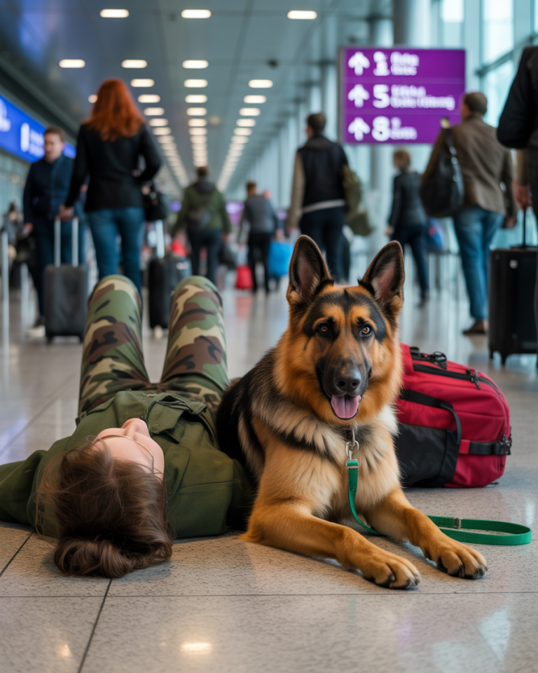 Un soldado en el suelo y su perro fiel: el conmovedor motivo tras su angustioso ladrido2 min de lectura