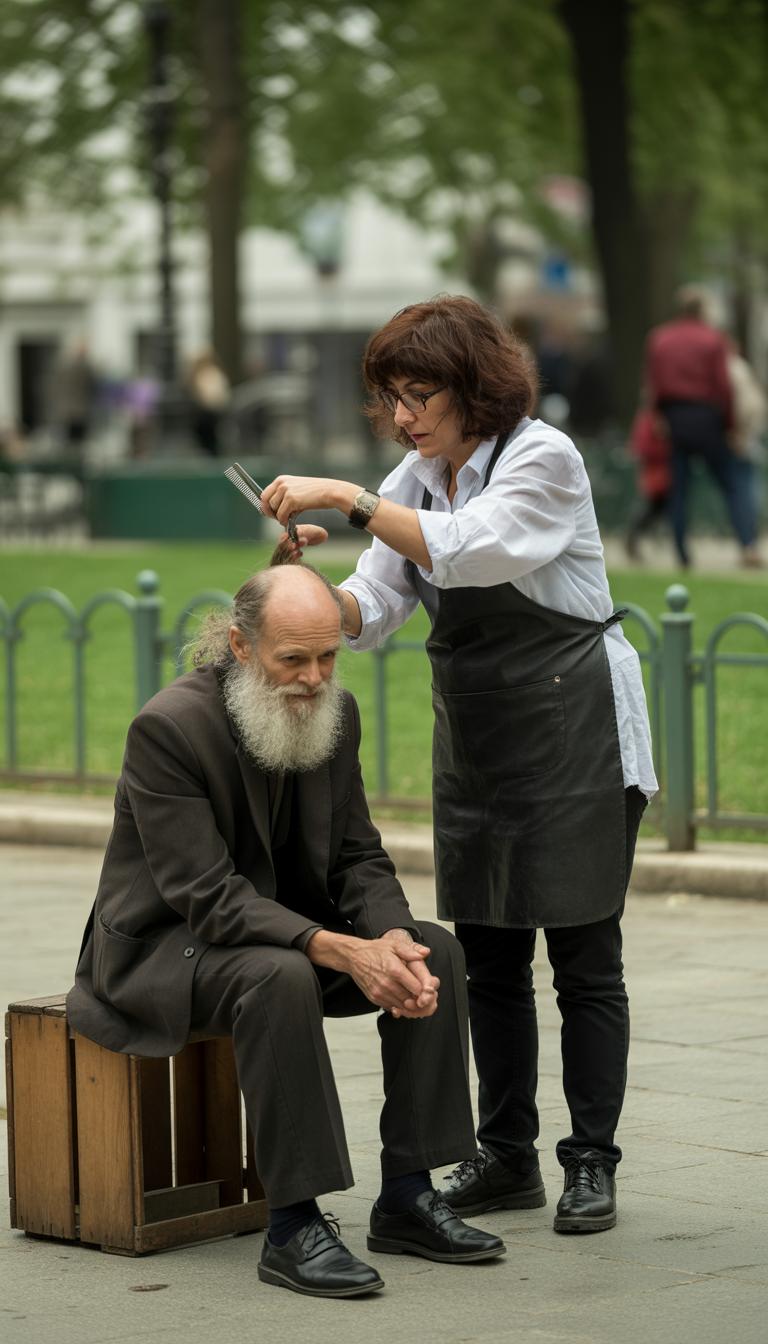 “Si tenés entrevista de trabajo y no podés pagar, el corte es gratis”