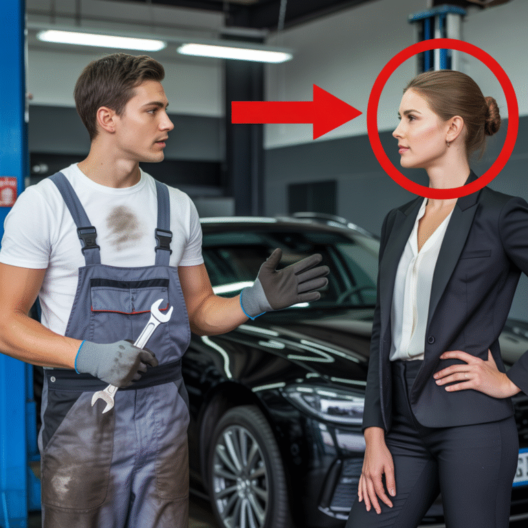 Un pobre mecánico arregló el auto de una desconocida gratis… dos días después recibió una llamada…