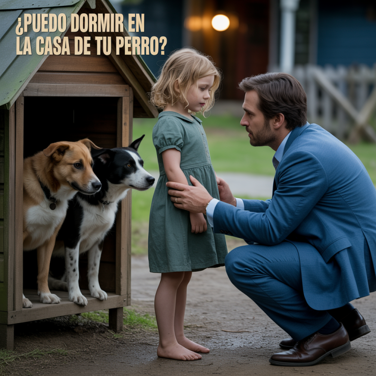 Una niña pobre rogó a un millonario dormir en la caseta del perro —¡su respuesta sorprendió a todos!