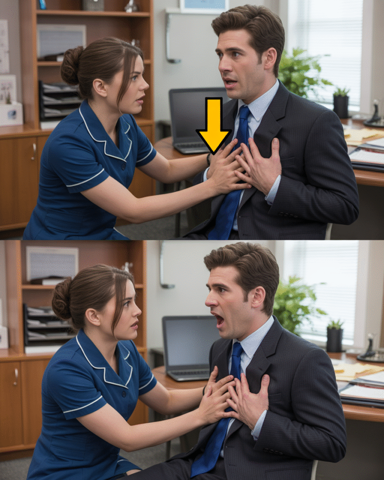 “¡SOY MÉDICA, TRANQUILO!” – EMPLEADA SALVA A MILLONARIO EN PLENO ATAQUE AL CORAZÓN