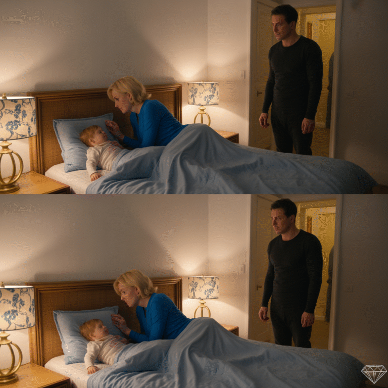 LOS GEMELOS DEL MILLONARIO VIUDO NO PODÍAN DORMIR… HASTA QUE LA POBRE EMPLEADA HIZO ALGO QUE LO CAMBIÓ TODO