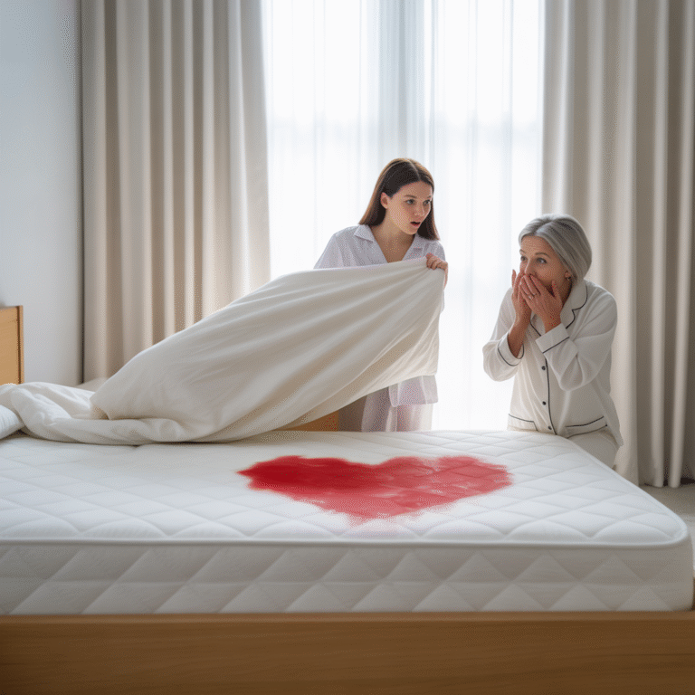 La joven esposa que cambiaba las sábanas todos los días — Hasta que su suegra entró en la habitación y descubrió la SANGRE en el colchón… revelando un SECRETO que rompió el corazón de una madre