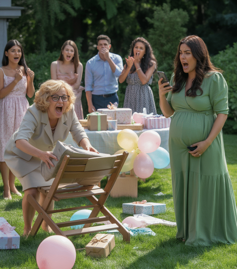 En mi baby shower, mi suegra declaró que ella le pondría nombre al bebé. Cuando me negué, destrozó todos los regalos.