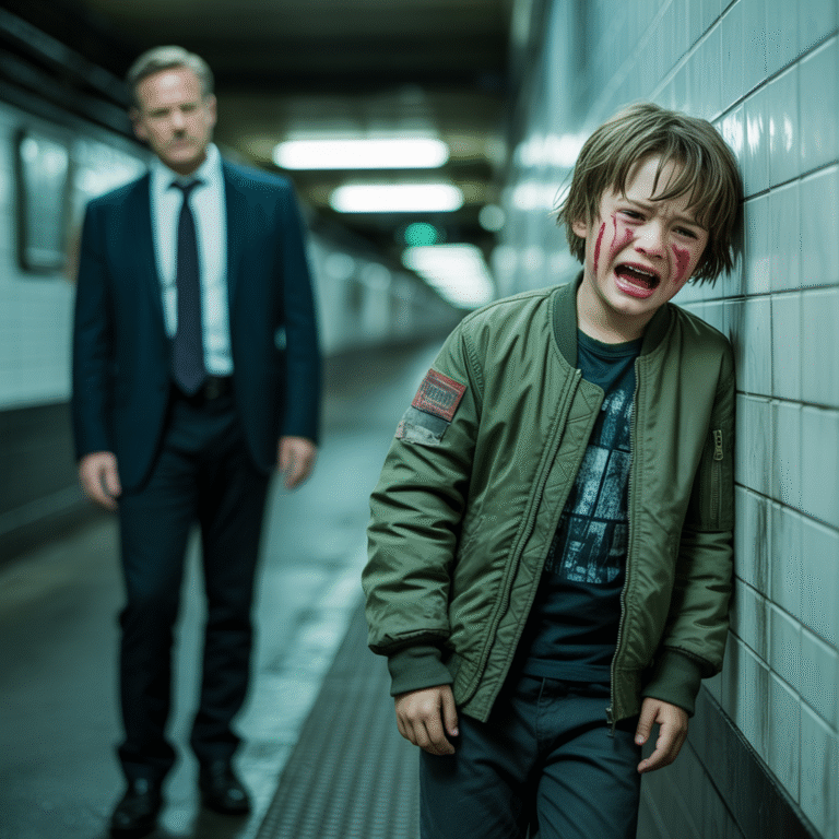 UN MILIONARIO RESCATA A UN NIÑO QUE VIVE EN UNA ESTACIÓN DE TREN