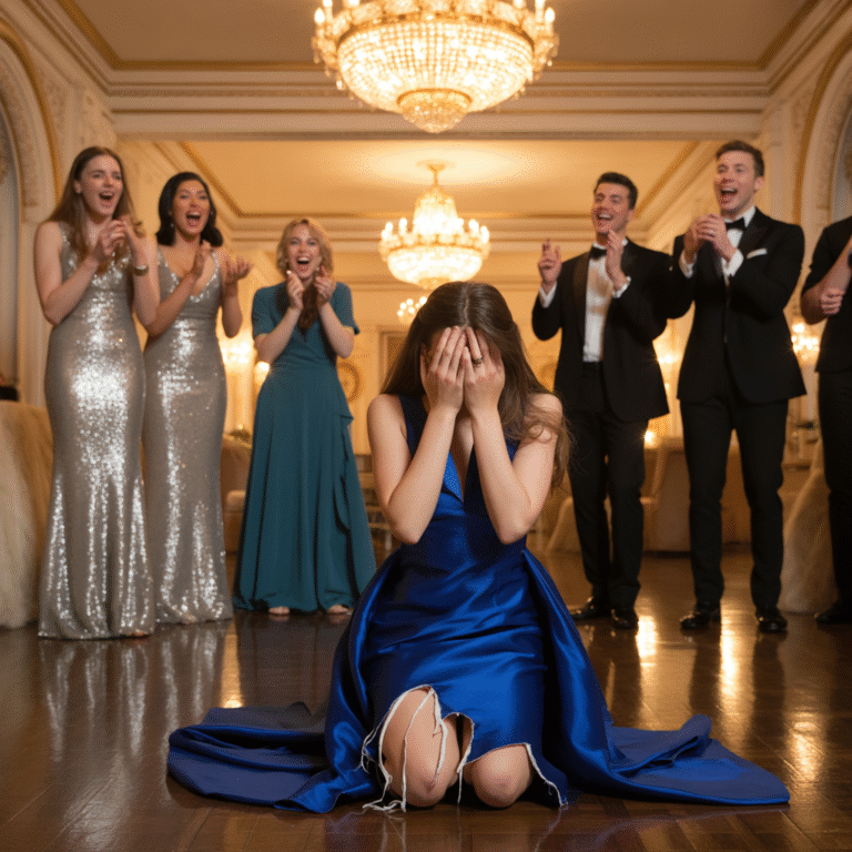 La familia de su marido la obliga a desnudarse en público para humillarla, hasta que llegan sus dos hermanos multimillonarios y…