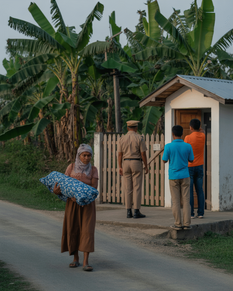 Creyendo que habían engañado con éxito a la anciana para que firmara la cesión de todas sus propiedades, el hijo y su esposa expulsaron triunfalmente a su vieja madre… pero apenas 48 horas después, ella regresó cargando algo que les heló la sangre…