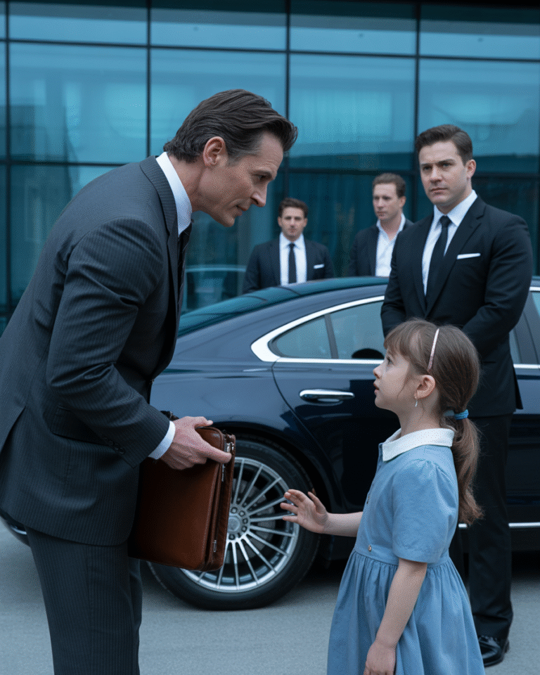 La niña oyó a los guardias hablar en chino y advirtió al millonario que no subiera el auto