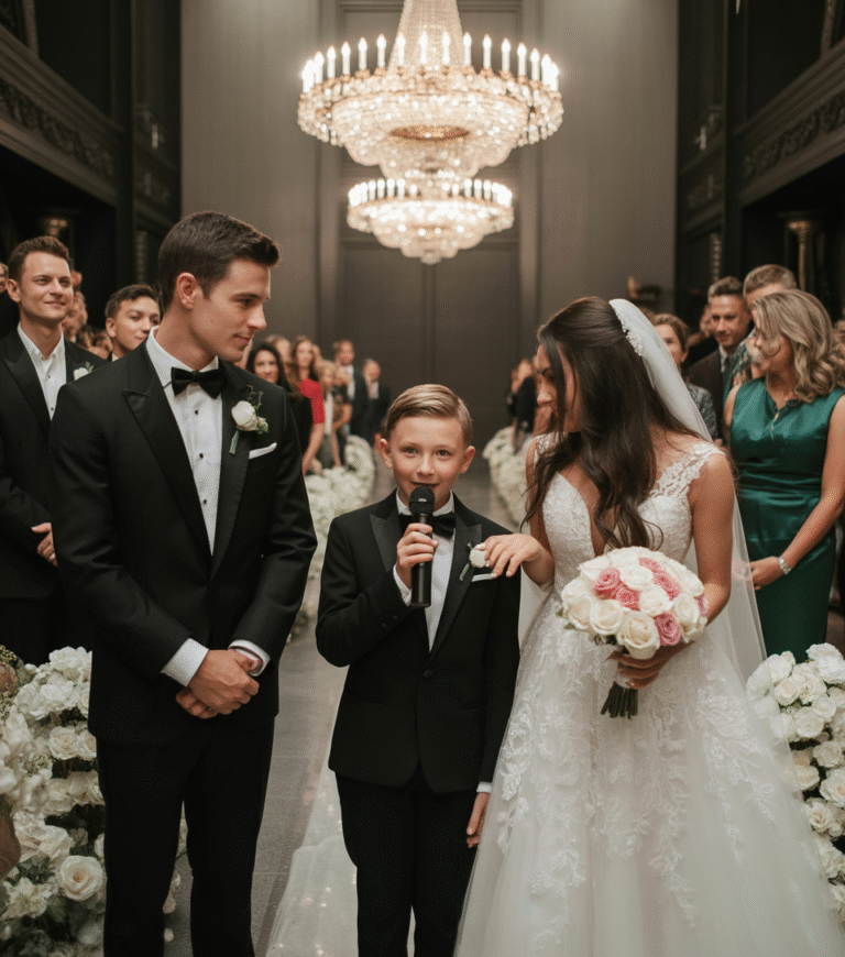 «Mi padre dejó a mi madre por otra mujer, pero en su boda, fue mi hermano de 12 años quien se robó el espectáculo y dejó toda la habitación sin palabras»
