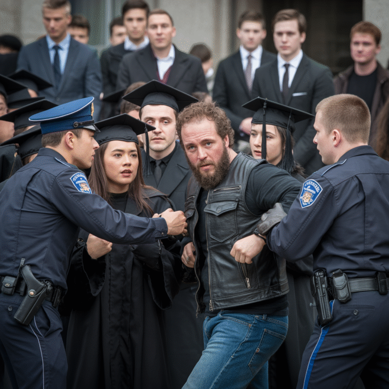 Mi Padre Motociclista Se Presentó A Mi Graduación De Harvard Y La Seguridad Me Lo Quitó