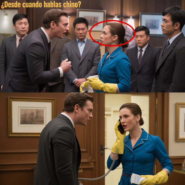 El CEO entró en pánico buscando un traductor… hasta que la limpiadora contestó en chino