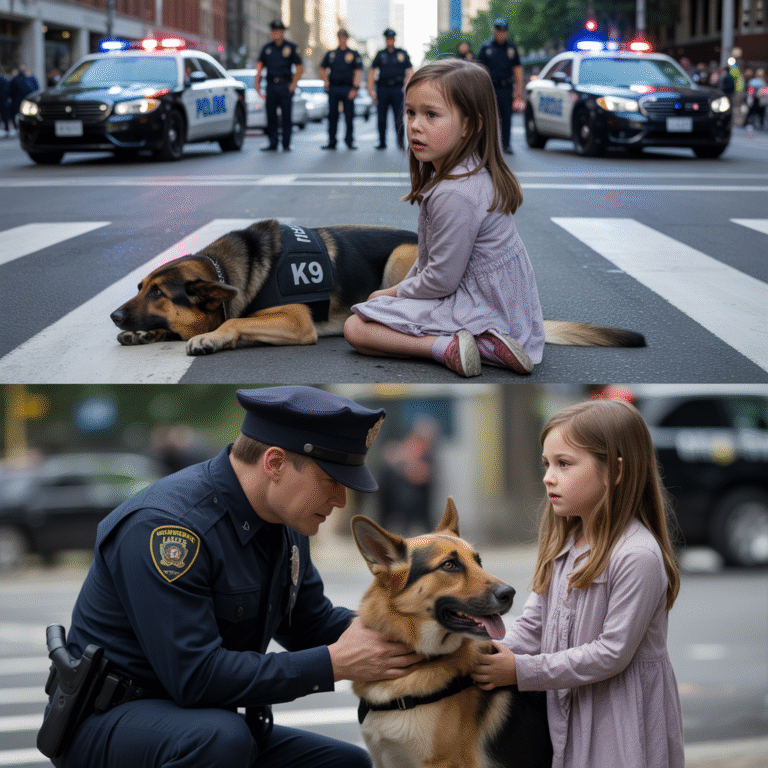 La policía ataca a una niña ciega y a su perro de servicio K9: ¡lo que sucedió después sorprendió…