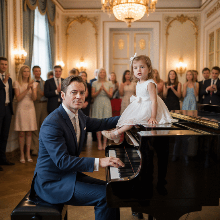 “¿PUEDO TOCAR A CAMBIO DE COMIDA?” — Se Burlaron, Sin Saber Que Era Hija De Una Leyenda Del Piano…