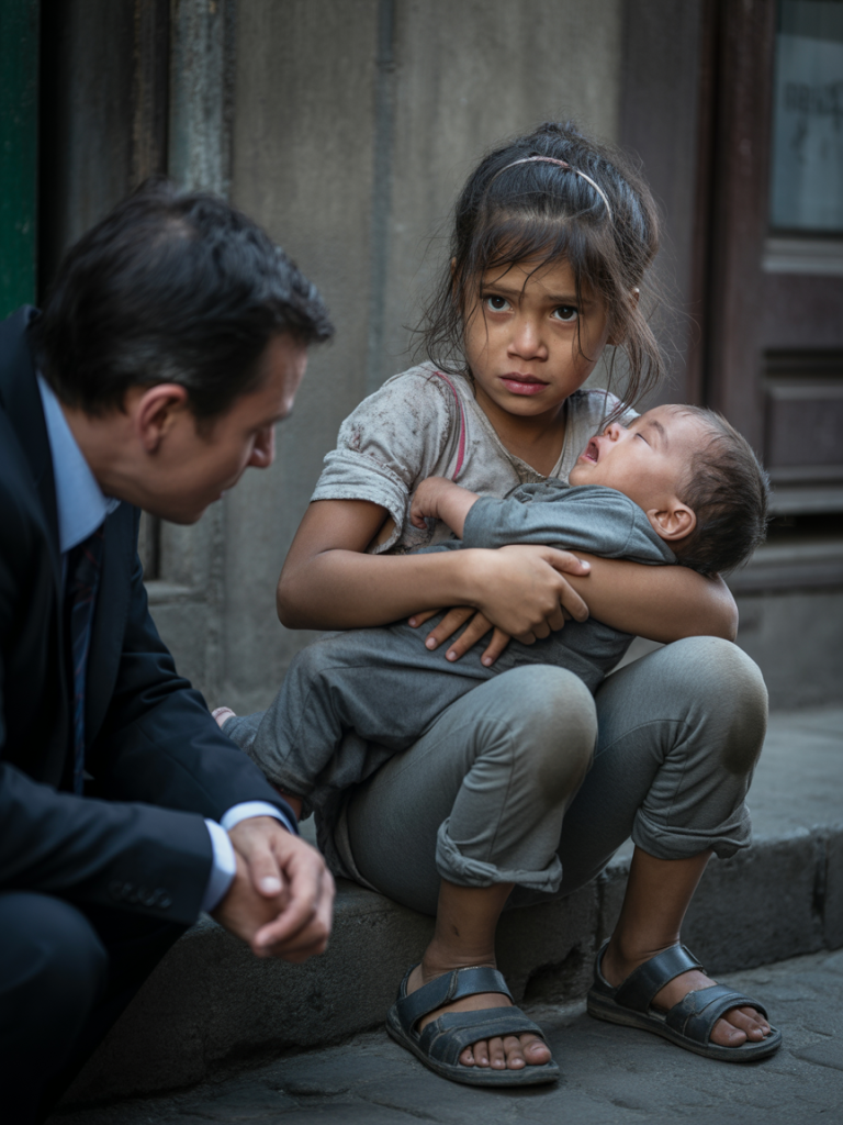 UNA CHICA DE LA CALLE ruega: “Enterra a MI HERMANA” – RESPUESTA del MILLONARIO VIUDO te sorprenderá