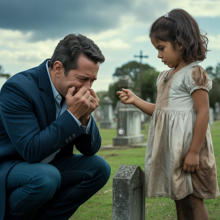 ¡SEÑOR, SUS HIJAS ESTÁN VIVAS! EL MILLONARIO LLORABA EN EL FUNERAL Y LO QUE HIZO SORPRENDIÓ A TODOS