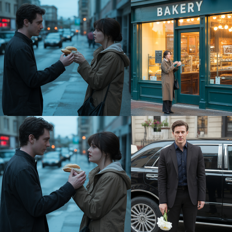 UNA CHICA POBRE DIO SU ÚLTIMO PAN A UN DESCONOCIDO — ÉL REGRESÓ AÑOS DESPUÉS EN UNA LIMUSINA