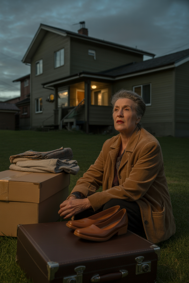 Después de mi viaje, hallé mis cosas en el césped con una nota: “Lo siento, mamá, ya no hay espacio…