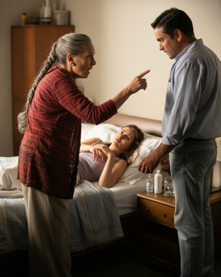 Cuando mi esposo me abofeteó por no cocinar debido a que tenía 40 °C de fiebre, firmé los papeles de divorcio. Mi suegra gritó: “¿A quién crees que estás asustando? ¡Si sales de esta casa terminarás mendigando en la calle!” — pero le respondí con una sola frase que la dejó sin palabras…