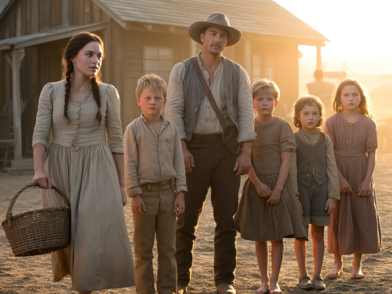 Le Pagó Para Limpiar Su Cabaña… Pero al Seguirla a Casa, Descubrió Que Vivía con Cuatro Niños