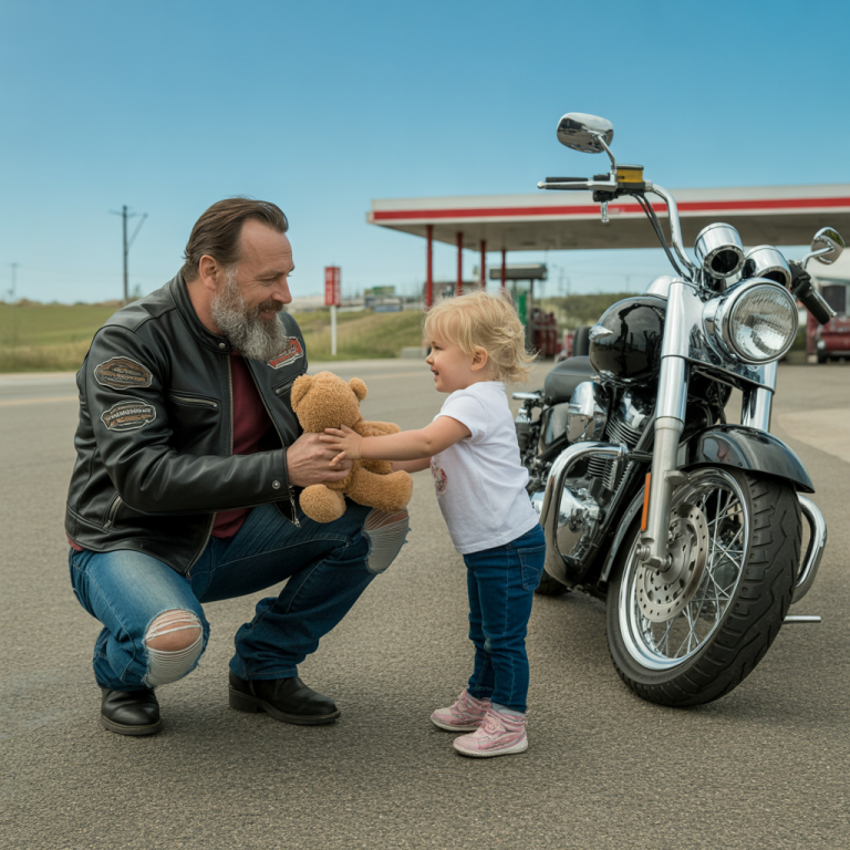 Una niña tiró de mi chaleco en la gasolinera y me preguntó si podía ser su papá.