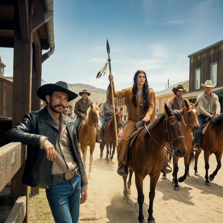 El vaquero ayudó a una niña apache olvidada; 15 años después, regresó con un ejército…..