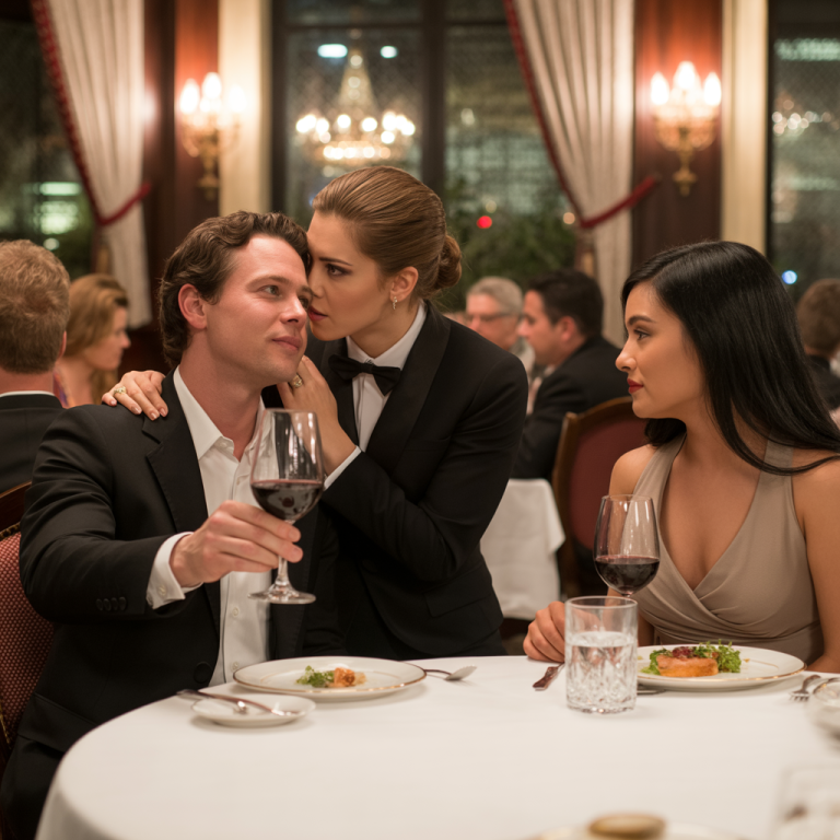 “HAY UNA DROGA EN TU BEBIDA”, SUSURRÓ LA CAMARERA… Y EL MULTIMILLONARIO EXPUSO A SU PROMETIDA