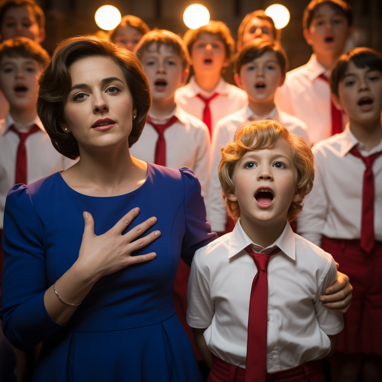 La madre acudió a un concierto benéfico en un orfanato y, de repente, en el escenario vio el rostro de su hijo desaparecido…